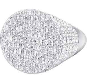 Ring, White Diamonds, 15.67ct. Total
