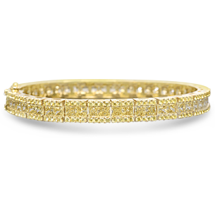 Bracelet, Yellow Diamonds, 9.12ct. Total