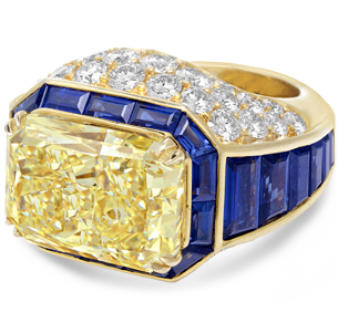 Ring, Yellow Diamonds, 15.89ct. Total