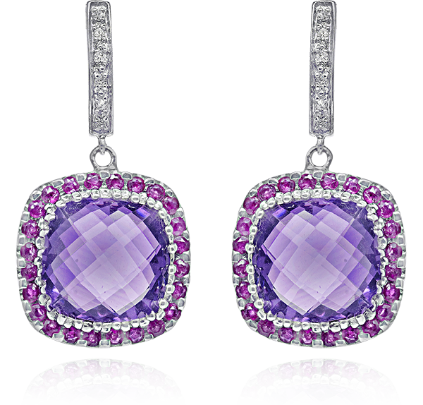 Amethyst Drop Earrings