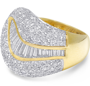 Ring, Diamonds, 6.60ct. Total