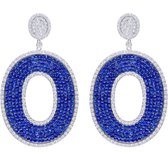 Sapphire Chandelier Earrings