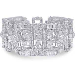 Bracelet, Diamonds, 27.30ct. Total