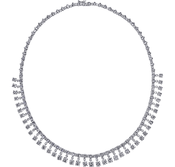 Necklace, Diamonds, 22.27ct. Total