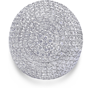Ring, White Diamonds, 16.83ct. Total