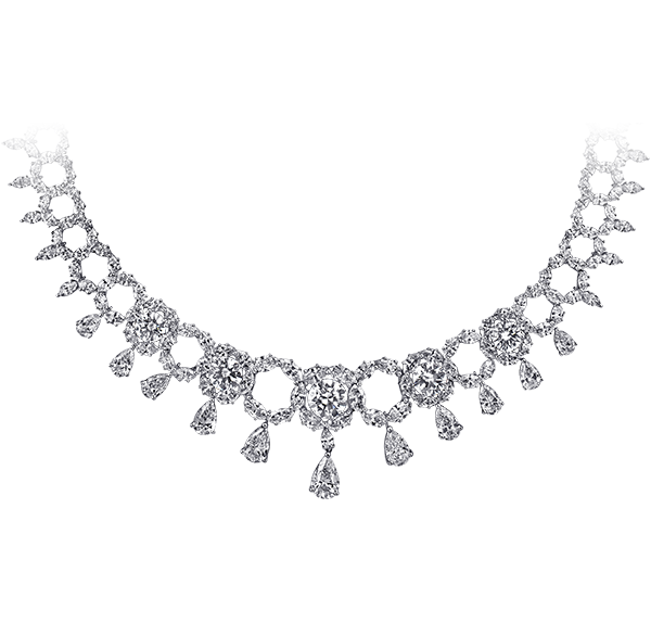 Necklace, Diamonds, 57.77ct. Total