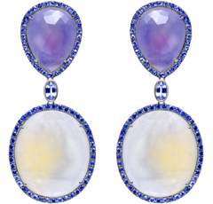 Sapphire Drop Earrings