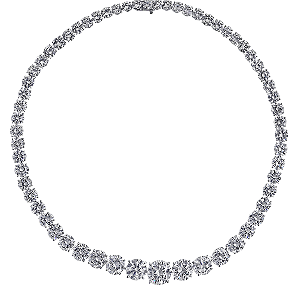 Necklace, Diamonds, 71.50ct. Total