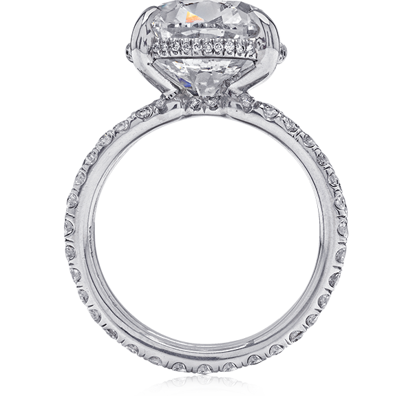 Solitaire Engagement Ring, White Diamonds, 7.72ct. Total