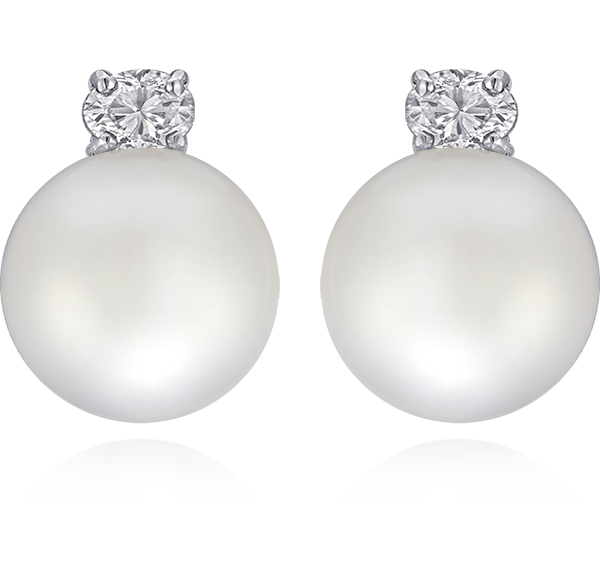 Drop Earrings, White Diamonds, 5.76ct. Total