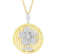 Pendant, White Diamonds, 2.83ct. Total