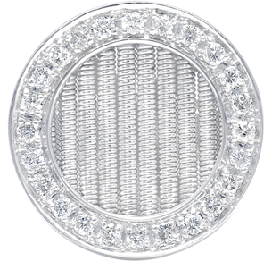 Cufflinks, White Diamonds, 0.54ct. Total