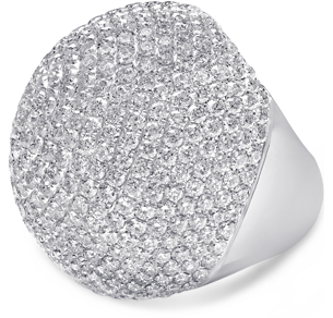 Ring, White Diamonds, 16.83ct. Total