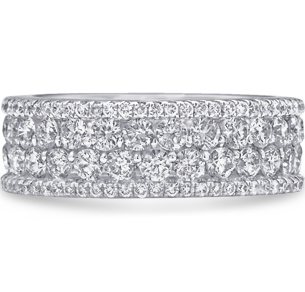 Wedding Band, Diamonds, 2.56ct. Total