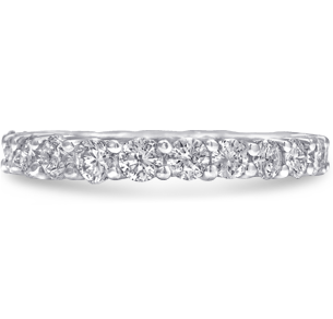 Prong Wedding Band, Diamonds, 1.75ct. Total