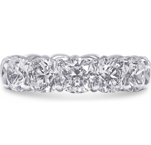 Wedding Band, White Diamonds, 9.47ct. Total