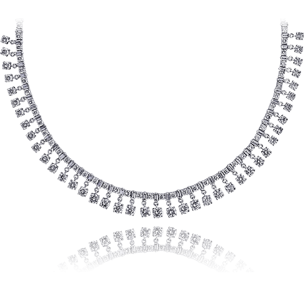 Necklace, Diamonds, 22.27ct. Total