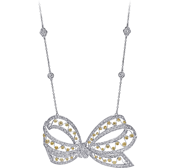 Necklace, Yellow Diamonds, 4.97ct. Total