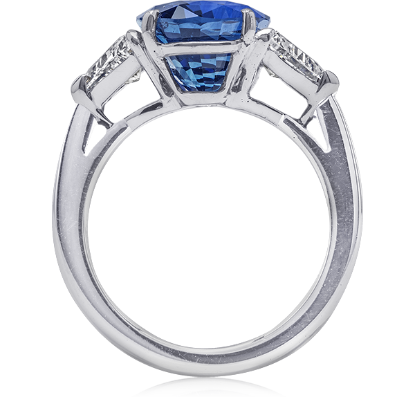 Sapphire Solitaire Engagement Ring