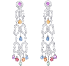 Sapphire Chandelier Earrings