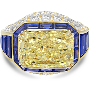 Ring, Yellow Diamonds, 15.89ct. Total
