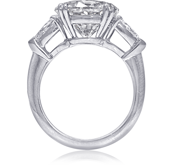 Engagement Ring, White Diamonds, 5.51ct. Total